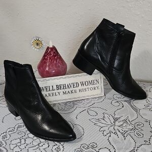 Paul Green Leather Ankle Boots